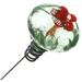 MiniBlossom Hummingbird Feeder Green on Stake