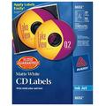 Avery CD/DVD Labels Permanent 8692 Matte White Pack of 40