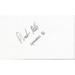 Phoebe Mills Signed 3x5 Index Card Olympian