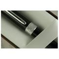 HYYYYH Limited Edition Century II Black Lacquer with HYYYYH Signature Glittering PavÃ©-textured Jewelry Quality Center Band Sentiment Ballpoint Pen.