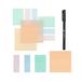 Mr. Pen- Transparent Sticky Notes 200 pcs Pastel Colors See Through Sticky Notes Sticky Notes Transparent Sticky Notes Clear Annotation Sticky Notes Bible Sticky Notes Sticky Notes for Books