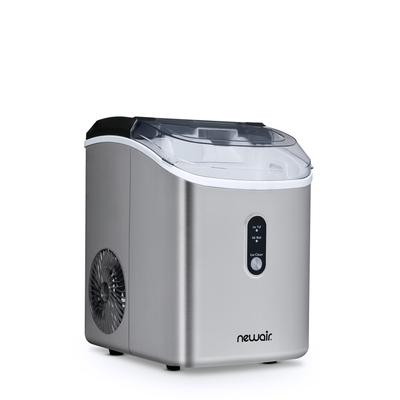 Newair 26 lb Countertop Nugget Ice Maker in Stainless Steel