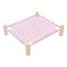 1pc Durable Pet Four-legged Bed Detachable Wood Pet House Pet Sleeping Bed