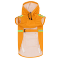 Jacket Reflective Jacket Adjustable Dog Clothes Waterproof Windshield pet Dog Jacket Dog Jacket Vest Harness - Orange