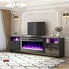 Fireplace TV Stand with 36'' Electric Fireplace, Entertainment Center and TV Console for TVs up to 80'' for Living Room