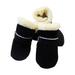 Pet Snow Boots Plus Velvet Warm Soft-Soled Shoes Warm and Windproof Pet Shoes Puppy Girl Clothes for Small Dogs