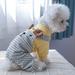 Dog Clothes Cat Clothes Cartoon Bear Ears Traction Chest Back Bear Beautiful Couple Outfit Pet Clothes for Medium Dogs Girl
