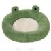 Waroomhouse Cute Comfortable Pet Kennel Cartoon Frog Pet Nest Pet Nest Cartoon Frog-shaped Cat Dog Sleeping Bed Ultra-soft Plush Kennel Pet Supplies