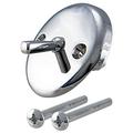 Westbrass 3-1/8 Two-Hole Trip Lever Overflow Face Plate and Screws Polished Chrome D330-26