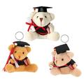 3pcs Graduation Bear Doll Toy Home Bedroom Bear Stuffed Toy Bear Doll Plaything Toddlers Bear Toy