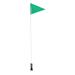 1 Set Bike Safety Flag Adjustable Pole Children s Tail Triangular Adjustable Flag