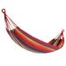 280x100cm Canvas Single Hammock Outdoor Leisure Portable Multi-Functional Hammocks Stripe Swing for Camping Travel