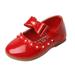 nsendm Female Shoes Big Kid Girls Size 6 Shoes Big Kid Single Shoes Children Dance Shoes Girls Performance Shoes Shoes for Toddler Girls Red 1