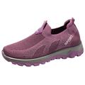 nsendm Female Shoes Adult Casual Winter Shoes for Women Shoes Tennis Breathable Fashion Sport Shoes Womens Casual Shoes Wide Width Purple 8