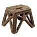 Folding Camping Stool Outdoor Foldable Stool Lightweight Ultralight Furniture Chair Camp Stool for BBQ Backyard Hiking Patio