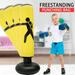 Boxing Punch Bag 160cm Fitness Punching Bag Free Standing Inflatable Boxing Punching Heavy Bag for Kids Ninja Boxing Bag Bounce Back for Practicing Karate Taekwondo Kids Adults Boxing Toy