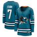 Women's Fanatics Branded Nico Sturm Teal San Jose Sharks Home Breakaway Player Jersey