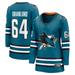 Women's Fanatics Branded Mikael Granlund Teal San Jose Sharks Home Breakaway Player Jersey