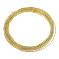 Uxcell 26Ft Textured Copper Jewelry Wire 18 Gauge 18K Gold Plated Brass Twist Wire 1mm Beading Craft Wire (8M)