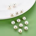 10pc Natural Baroque Pearl Keshi Pearl Beads Cultured Freshwater Pearl No Hole/Undrilled Nuggets Seashell Color 10-11x9-10mm