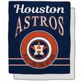 Houston Astros 50" x 60" Retro Emblem Flannel Fleece Sherpa Blanket