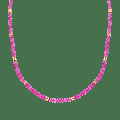 Women's Pink Ethiopian Opal Beaded Cancun Necklace La Kaiser