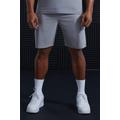 Mens Grey Active Training Dept Cargo Shorts, Grey