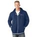 Men's Big & Tall Champion® quilted zip-up by Champion in Navy (Size 3XL)