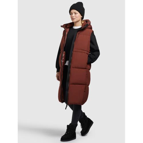 „Steppweste KHUJO „“ALVA““ Gr. XXL, rot (rotbraun) Damen Westen Steppwesten“