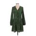 MNG Suit Casual Dress - A-Line: Green Dresses - Women's Size 2