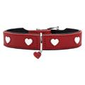 HUNTER Halsband Love, rot 55: 41-49cm Hund