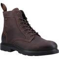 Hush Puppies Porter Lace Mens Boots, Brown, 8 UK