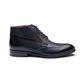 EK Collection - Classic Style Chukka Ankle Boot Lace Up Formal GenuineLeather Shoes For Men - (Navy Blue, 9) - X3667