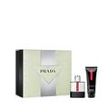 Prada Luna Rossa Carbon Eau de Toilette 50ml Gift Set 2023 (Contains 50ml EDT and 75ml Shower Gel), 50.00 ml (Pack of 1)