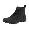 Schnürboots PALLADIUM "PAMPA ZIP LTH ESS", Gr. 42, schwarz, Leder, sportlich, Schuhe, Schnürstiefelette mit Reißverschluss