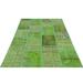 Green 63" x 91" L Area Rug - Lofy Rectangle Iskece Rectangle 5'3" X 7'7" Area Rug 91.0 x 63.0 x 1.0 in Cotton/Wool | 63" W X 91" L | Wayfair