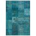 Blue 63" x 91" L Area Rug - Lofy Rectangle Iskece Rectangle 5'3" X 7'7" Area Rug 91.0 x 63.0 x 1.0 in Cotton/Wool | 63" W X 91" L | Wayfair