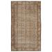 Brown 109 x 65 x 1 in Area Rug - Lofy Rectangle Atina Rectangle 5'5" X 9'1" Area Rug w/ Non-Slip Backing Cotton/Wool | 109 H x 65 W x 1 D in | Wayfair