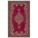 Red 104 x 61 x 1 in Area Rug - Lofy Rectangle Atina Rectangle 5'1" X 8'7" Area Rug Cotton/Wool | 104 H x 61 W x 1 D in | Wayfair Lo-8684012184747