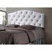 Lark Manor™ Amirion Twin Panel Headboard Faux Leather/Upholstered in White | Queen | Wayfair 616D7111461947098EEA66BF7F6521B7