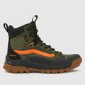 Vans ultrarange exo hi gore-te trainers in black & orange