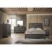 Aglae 6 Piece Gray Rustic Panel Bedroom Set