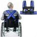 Wheelchair Seat Strap Wheelchair Safety Waist Belt Adjustable Patients Cares Seat Strap for the Patient Elderly Wheelchair Safety Waist Strap