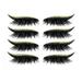 WOXINDA Comb Separator Curved Ice Yarns Eyelash 2 IN 1Reusable Eyeliner And Eyelash Stickers Reusable Eyeliner Stickers Eyelashe