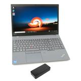 Lenovo ThinkPad P15s Gen 2 Workstation Laptop (Intel i7-1165G7 4-Core 15.6in 60 Hz Full HD (1920x1080) NVIDIA T500 16GB RAM 512GB SSD Backlit KB Win 11 Pro) with DV4K Dock