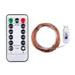 10M USB 100 LED 8 Function Copper Wire String Lights Fairy Light with Remote Controller For Xmas Festival Holiday Wedding Home Decoration No Battery BZ1194 (Warm White)