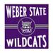 Weber State Wildcats 10'' x Retro Team Sign