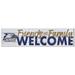 Georgia Southern Eagles 10" x 40" Friends & Family Welcome Sign