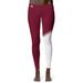 Women's Vive La Fete Maroon/White Morehouse Maroon Tigers Color Block Yoga Leggings