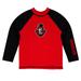 Toddler Vive La Fete Red/Black Austin Peay State Governors Solid Contrast Rash Guard